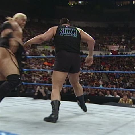 rikishi booty|Rikishi and Big Show butt heads on SmackDown.